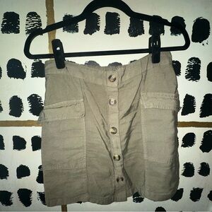 American Eagle Outfitters Olive Skirt